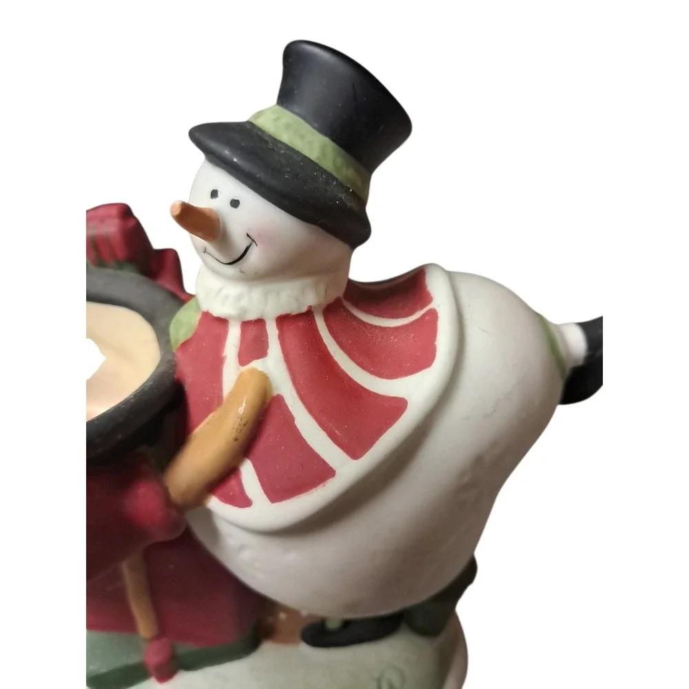 Yankee Candle Snowman Circus clown Christmas Tea Light Holder